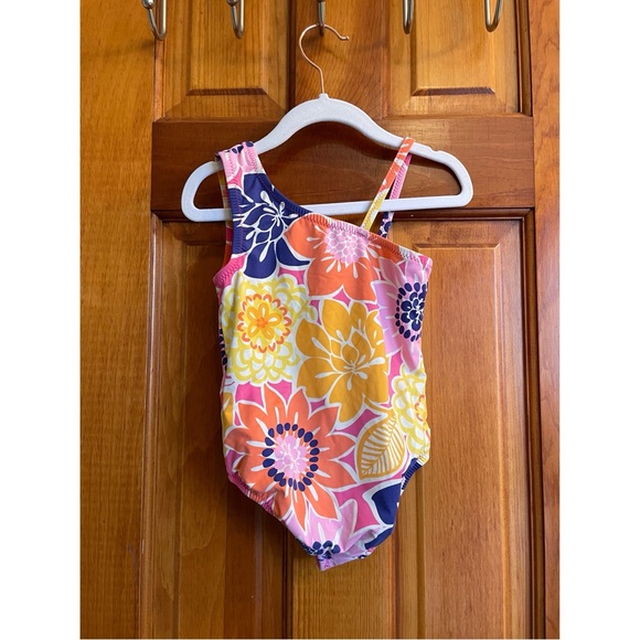 Garnet Hill One Piece Ruffle Swimsuit - 3T - Picture 2 of 3